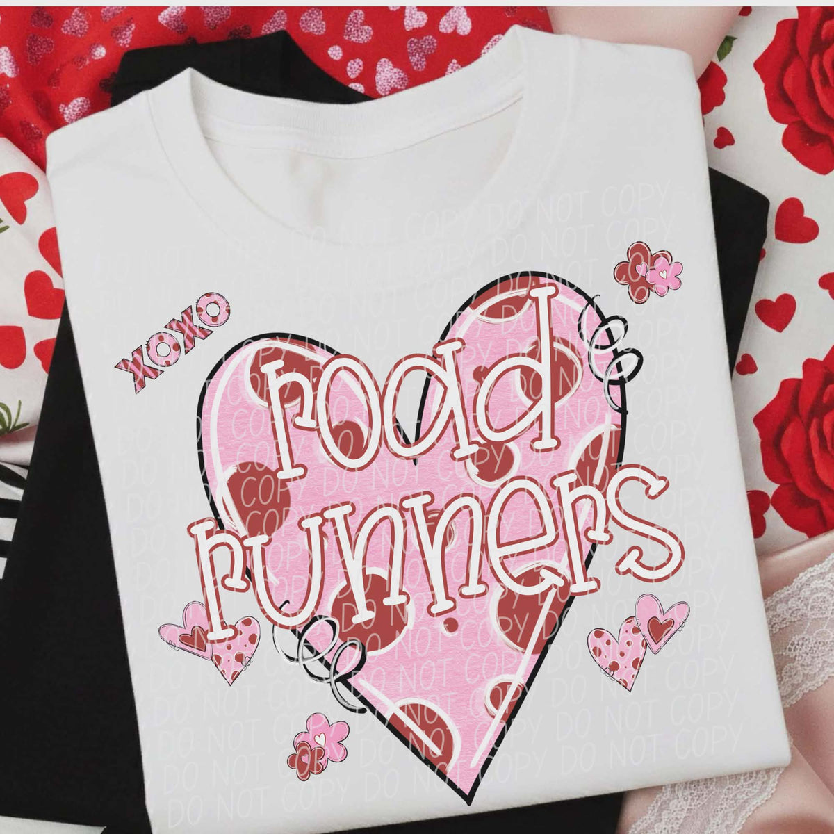 Road Runners Valentine Heart (City) DTF transfer