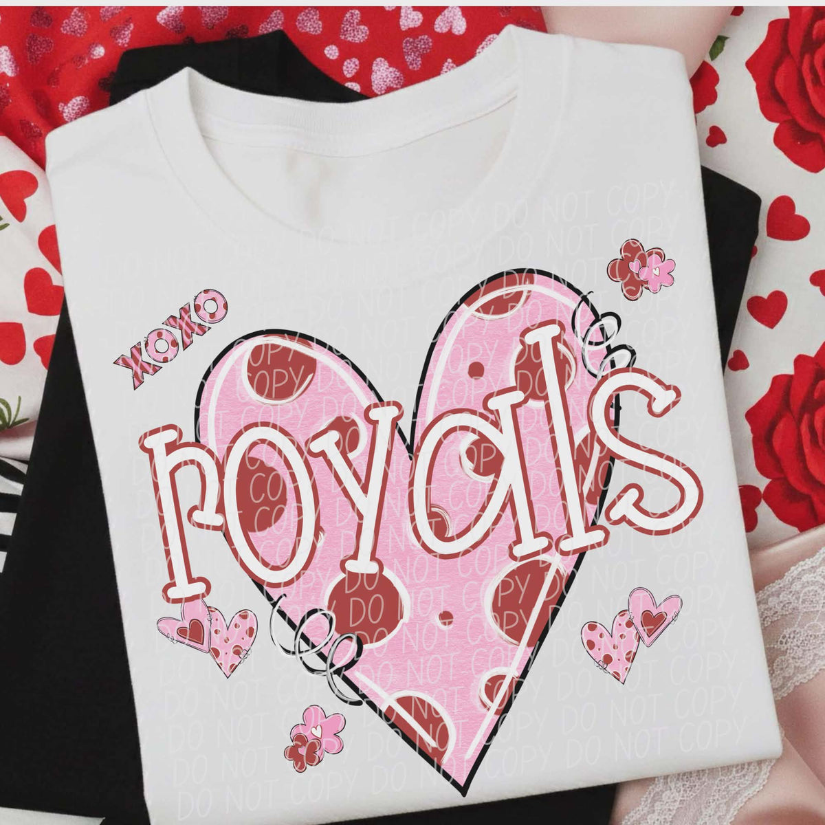 Royals Valentine Heart (City) DTF transfer