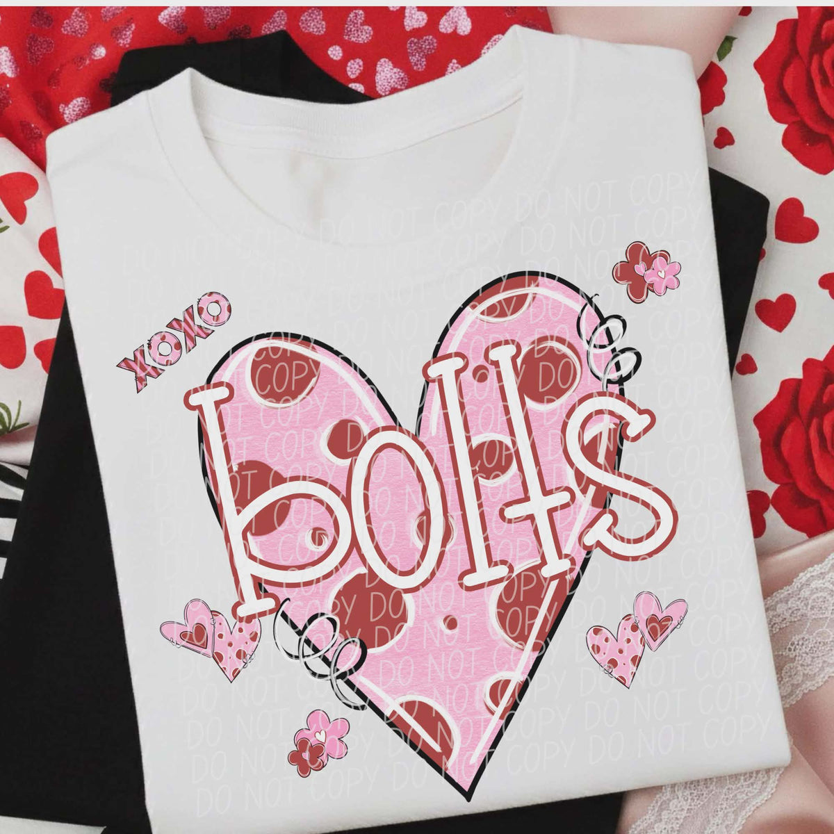 Bolts Valentine Heart (City) DTF transfer