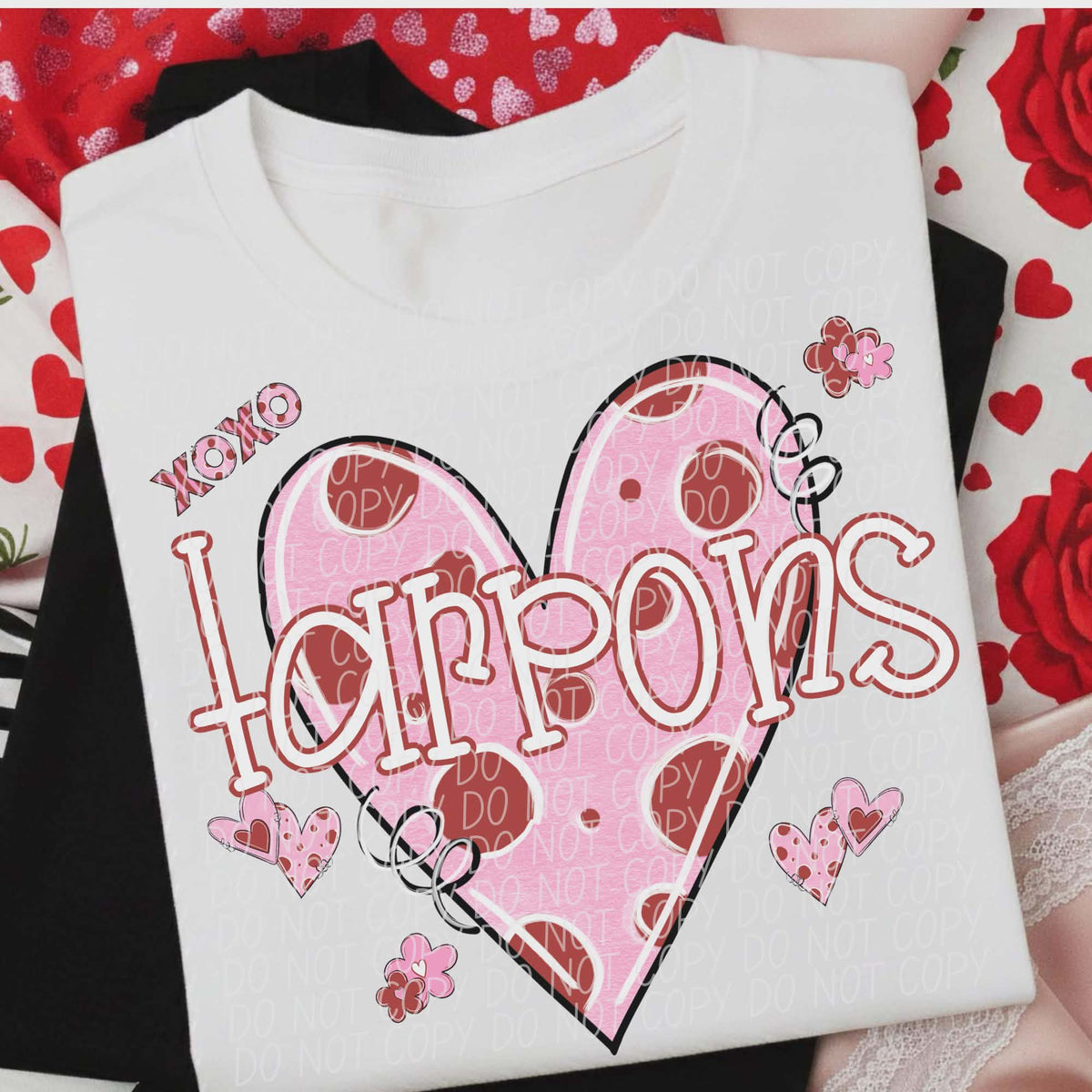 Tarpons Valentine Heart (City) DTF transfer