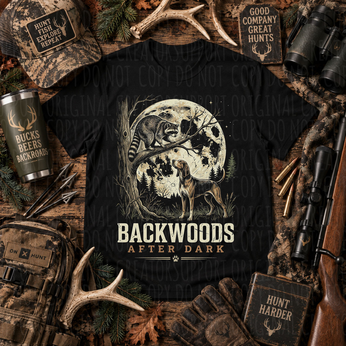 Back woods after dark  (SDD) DTF Transfer