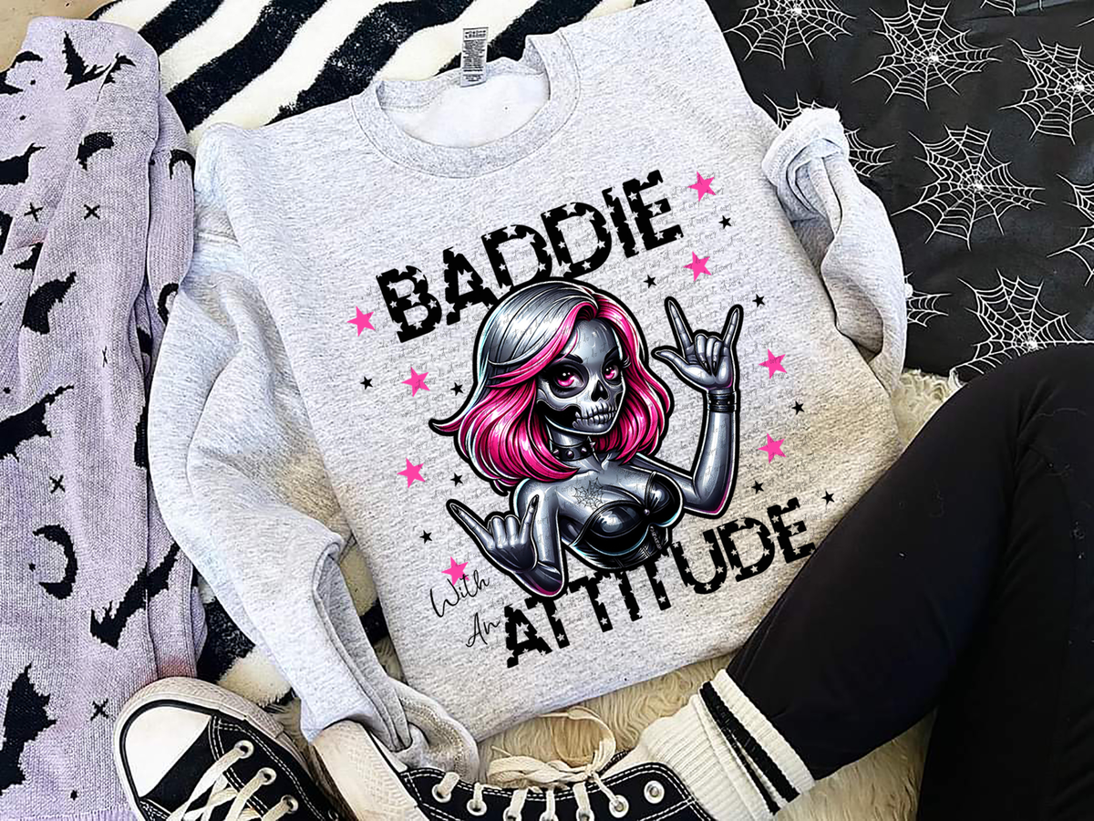 Baddie with An Attitude 59305 DTF transfer