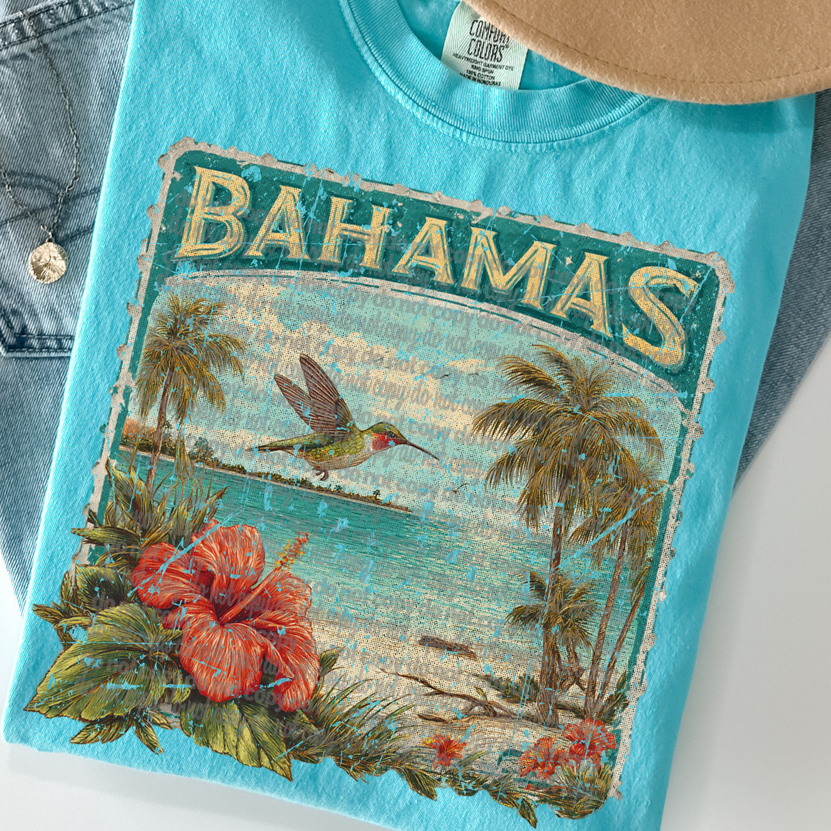 Bahamas Stamp (TTD) 102208 DTF transfer