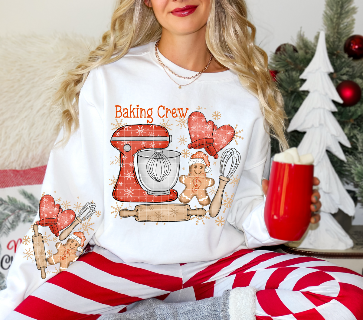 Baking crew SLEEVE ONLY (Linda) DTF Transfer