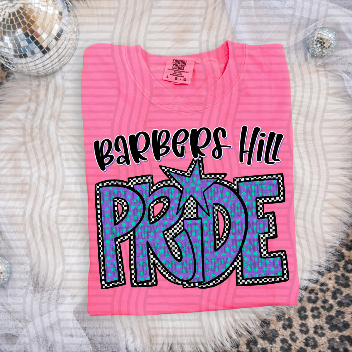 Barbers Hill star pride (Caplinger) DTF transfer