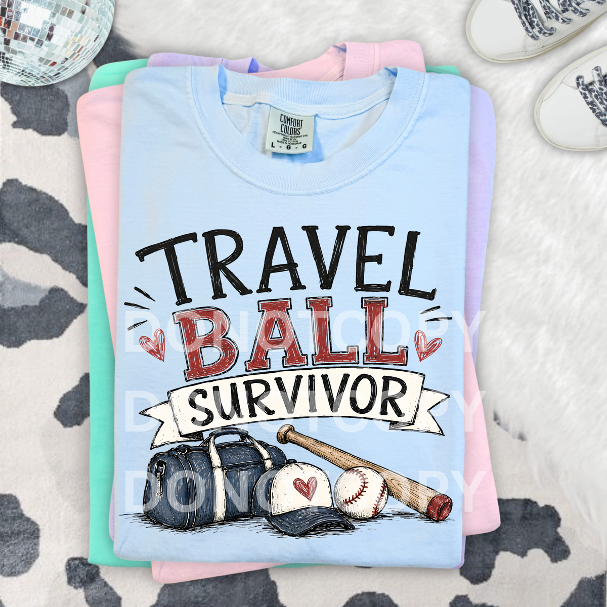 Baseball travel ball survivor (CSG) DTF Transfer