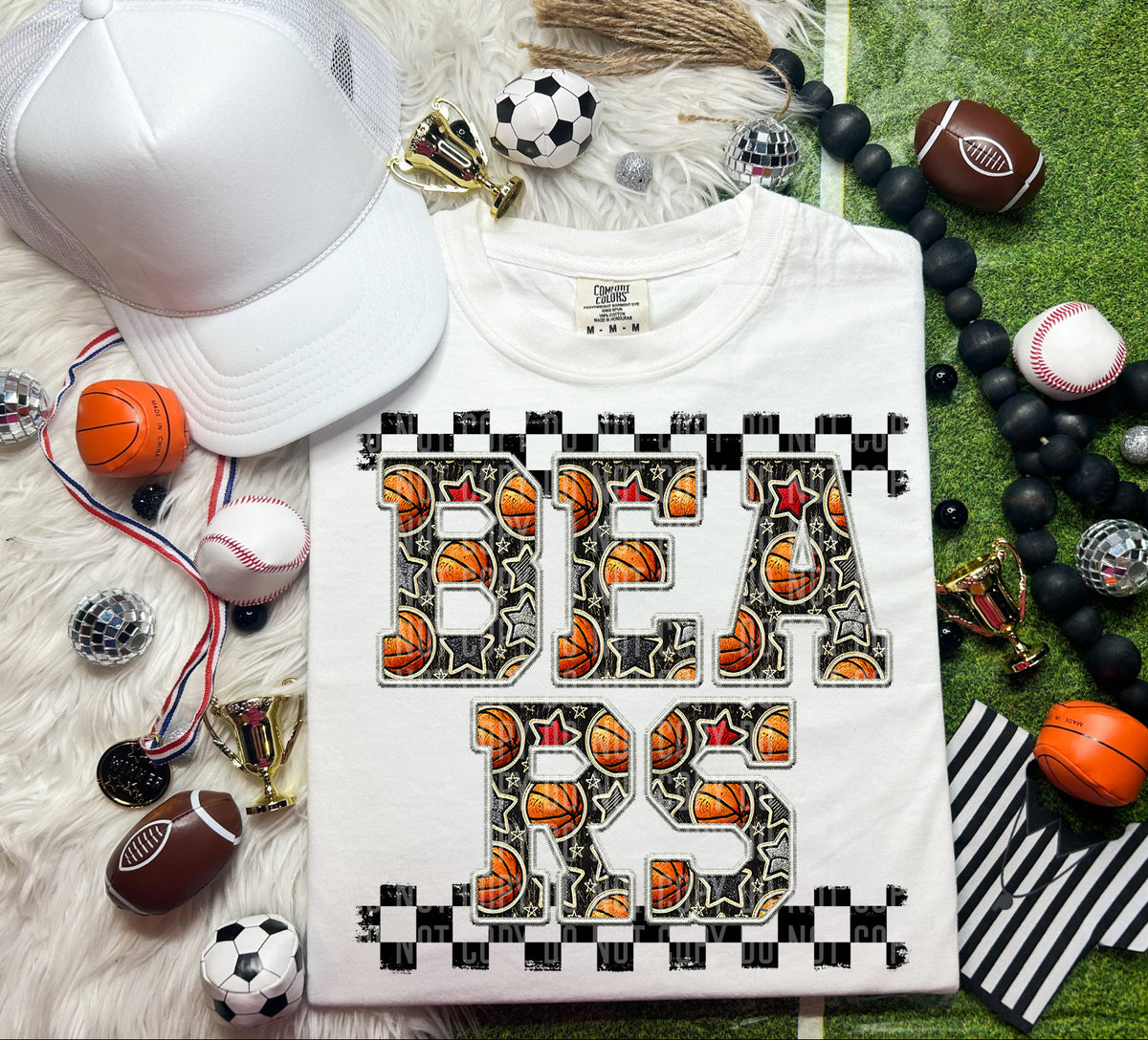 Basketball Bears 66396 DTF transfer