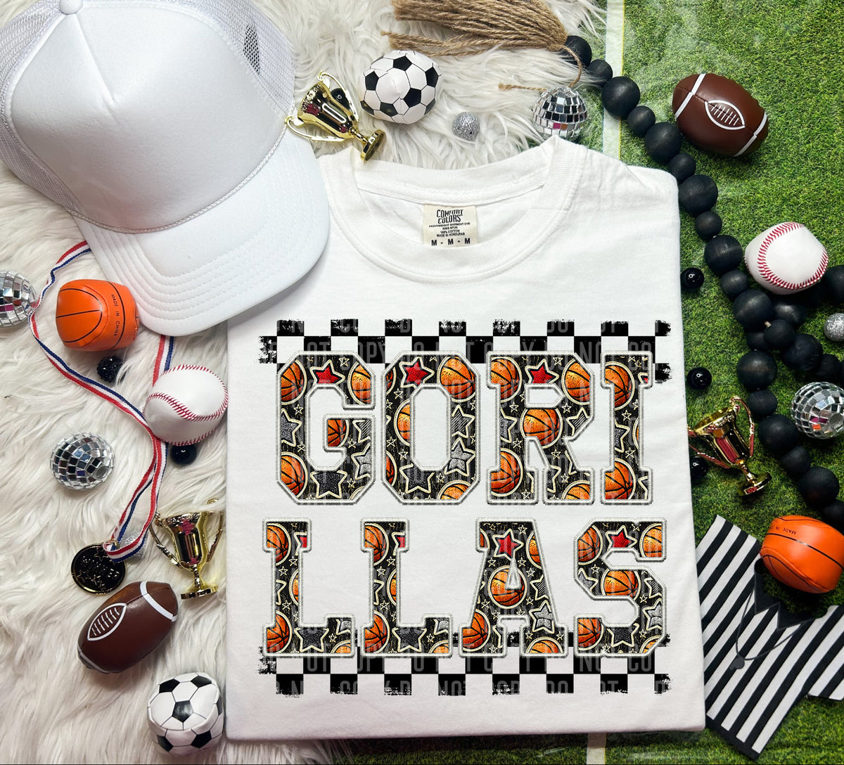 Basketball Gorillas 66427 DTF transfer