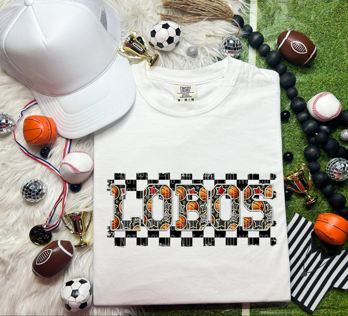 Basketball Lobos 66445 DTF transfer