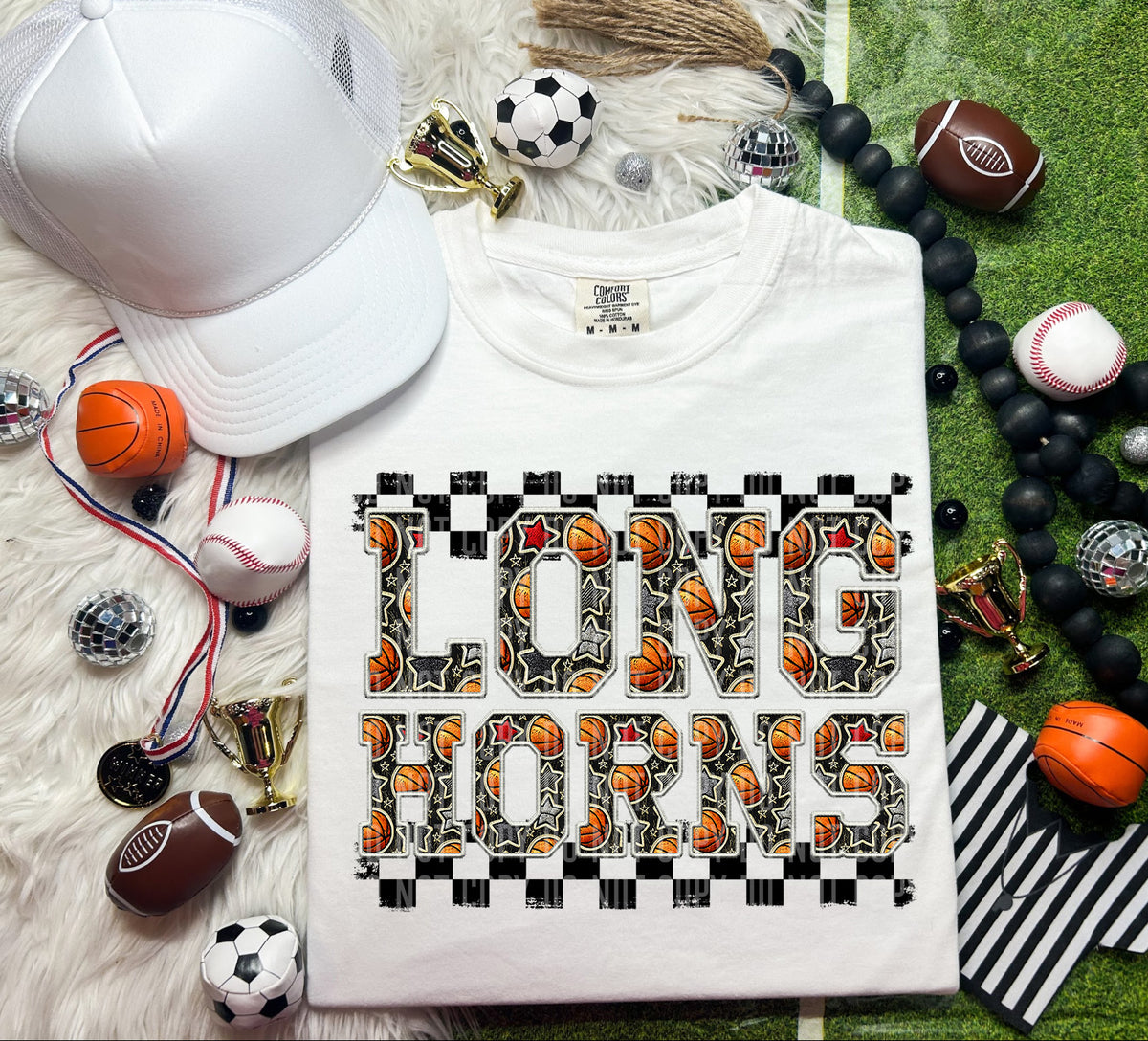 Basketball Longhorns 66446 DTF transfer
