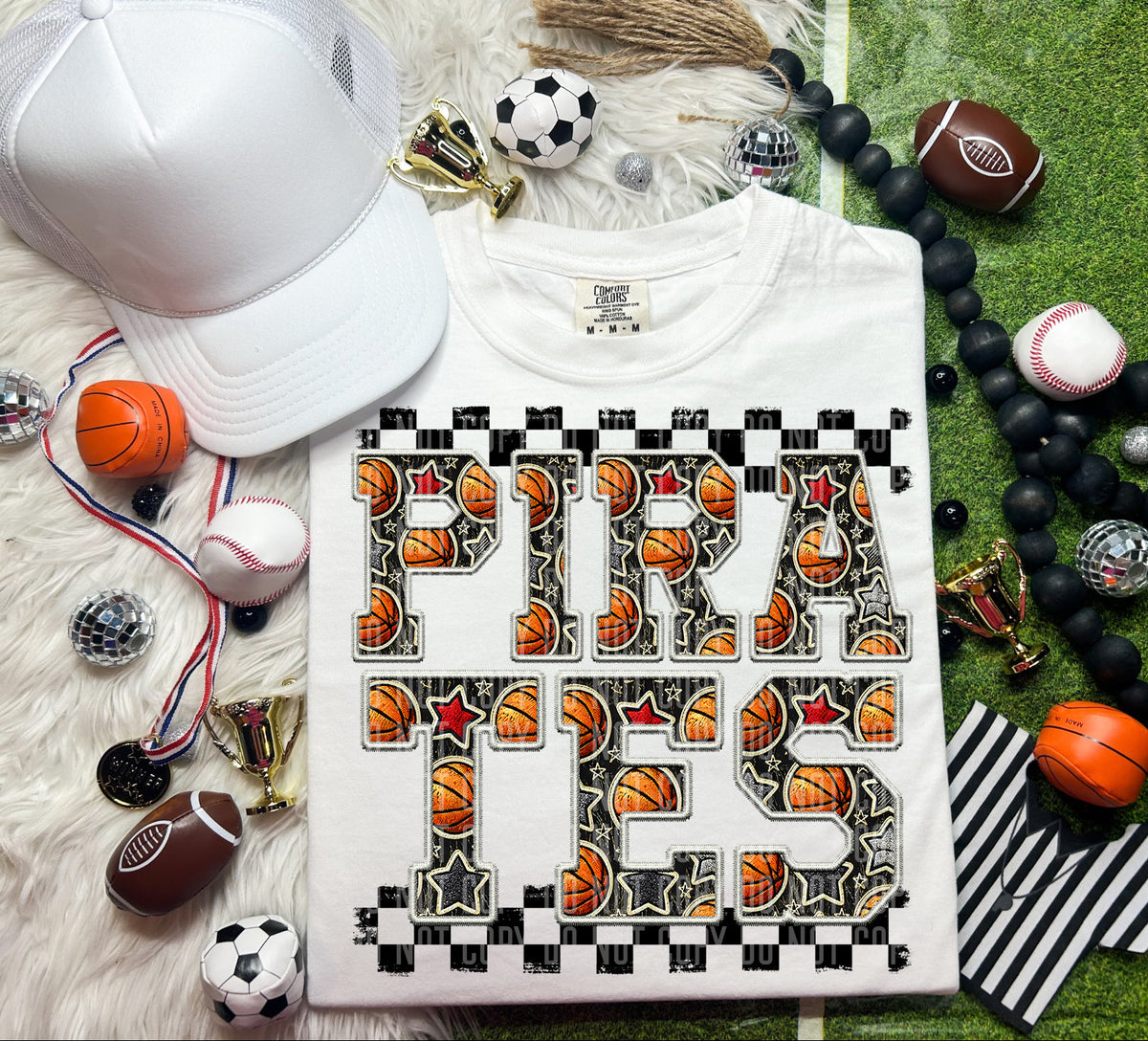 Basketball Pirates 66459 DTF transfer