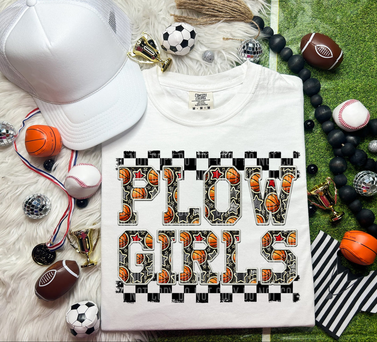 Basketball Plowgirls 66461 DTF transfer