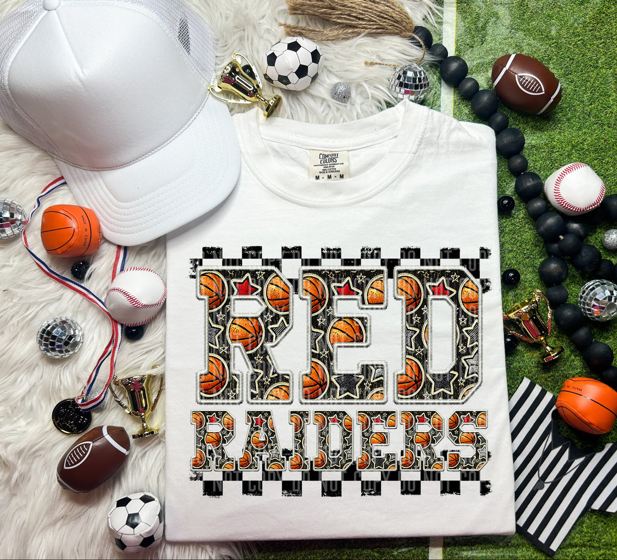 Basketball Red Raiders 66467 DTF transfer