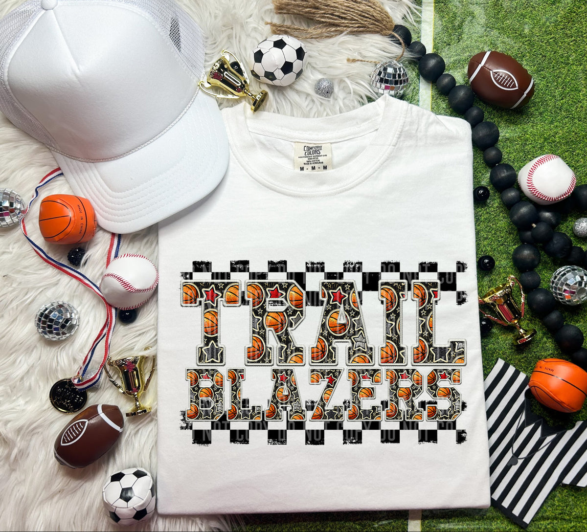 Basketball Trailblazers 66474 DTF transfer