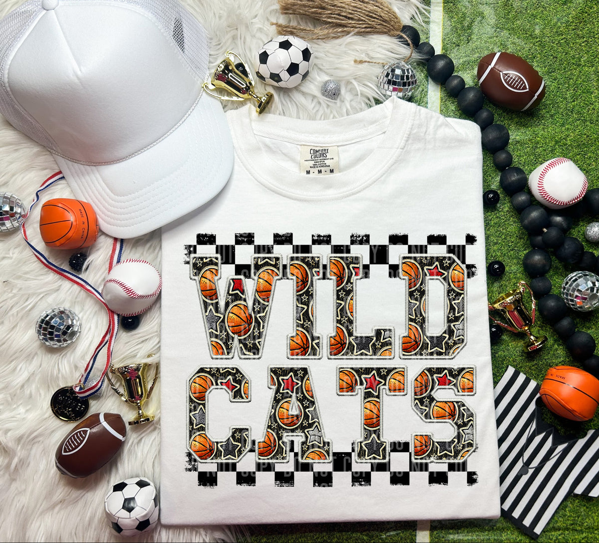 Basketball Wildcats 66478 DTF transfer