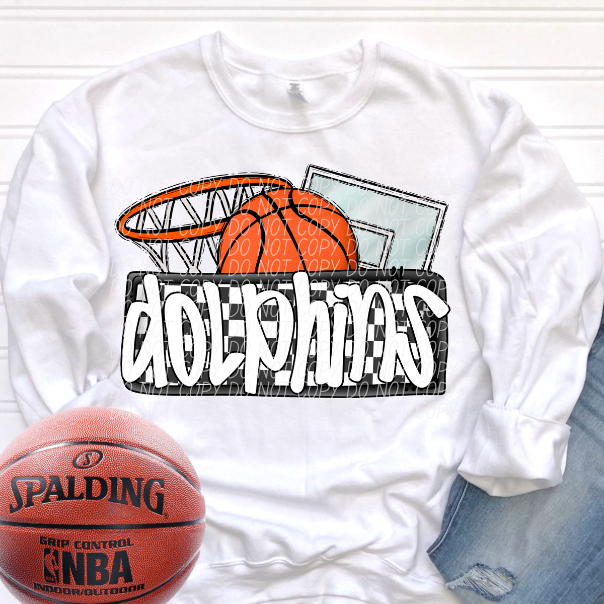 Basketball Dolphins (City) DTF transfer