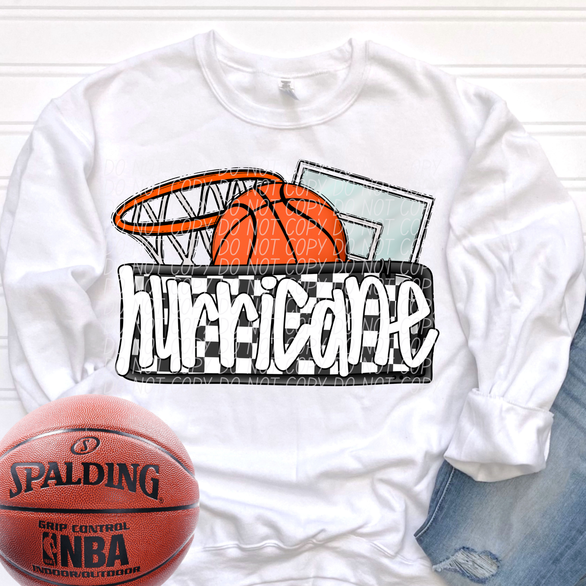 Basketball Hurricanes (City) DTF transfer