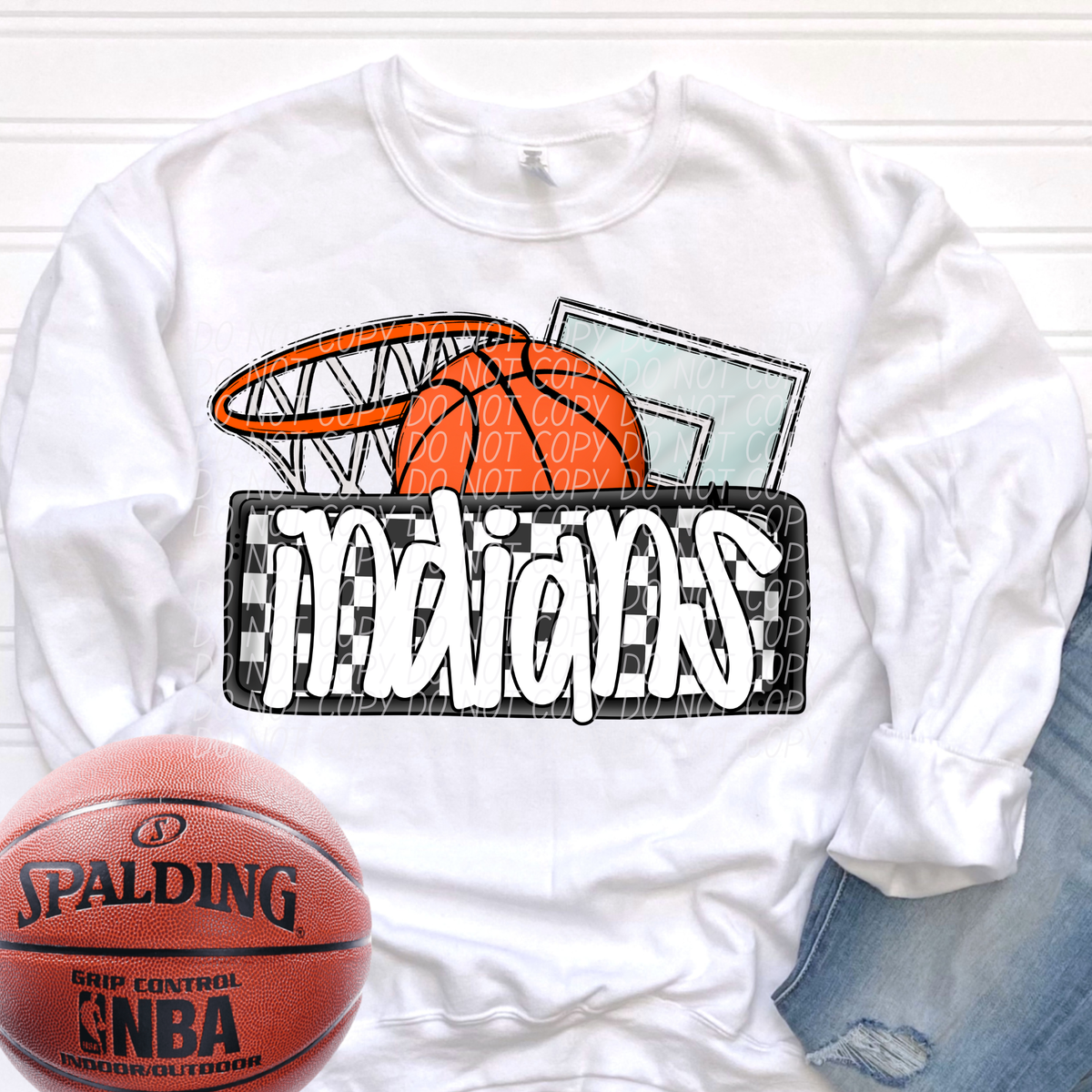 Basketball Indians (City) DTF transfer