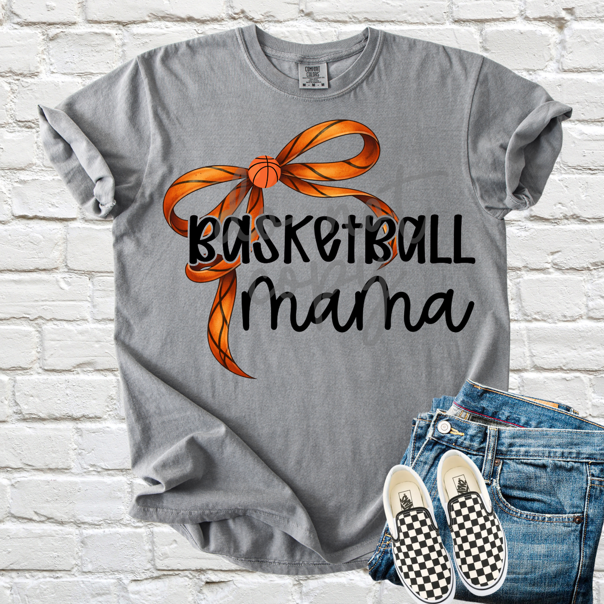 Basketball mama bow (Parker) DTF Transfer
