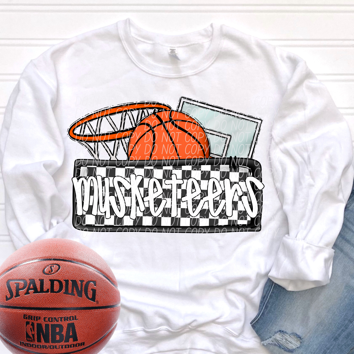 Basketball Musketeers (City) DTF transfer