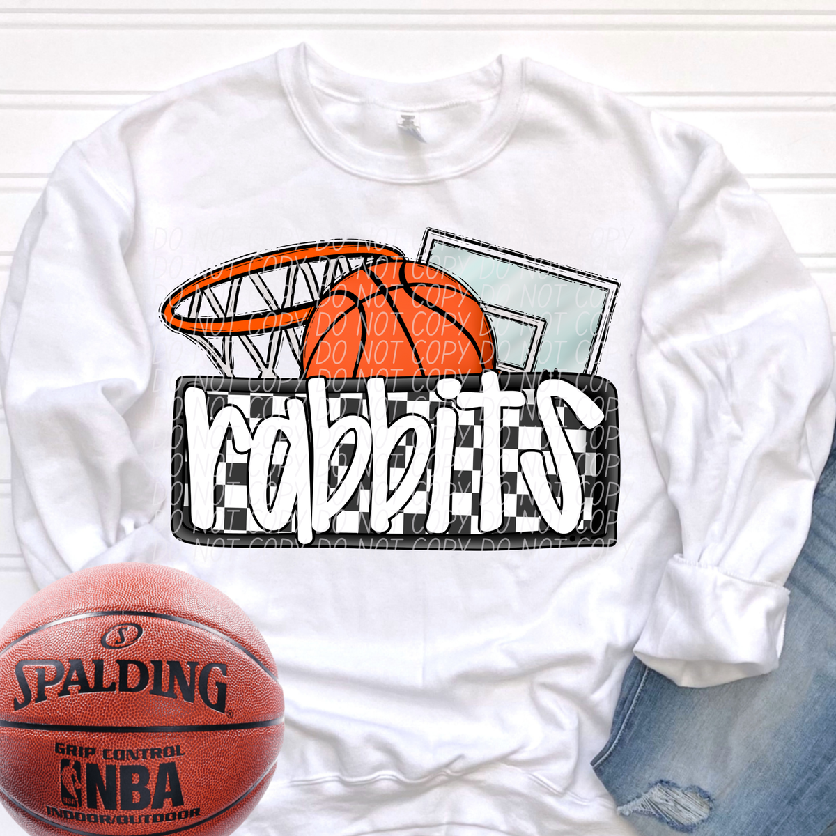 Basketball Rabbits (City) DTF transfer