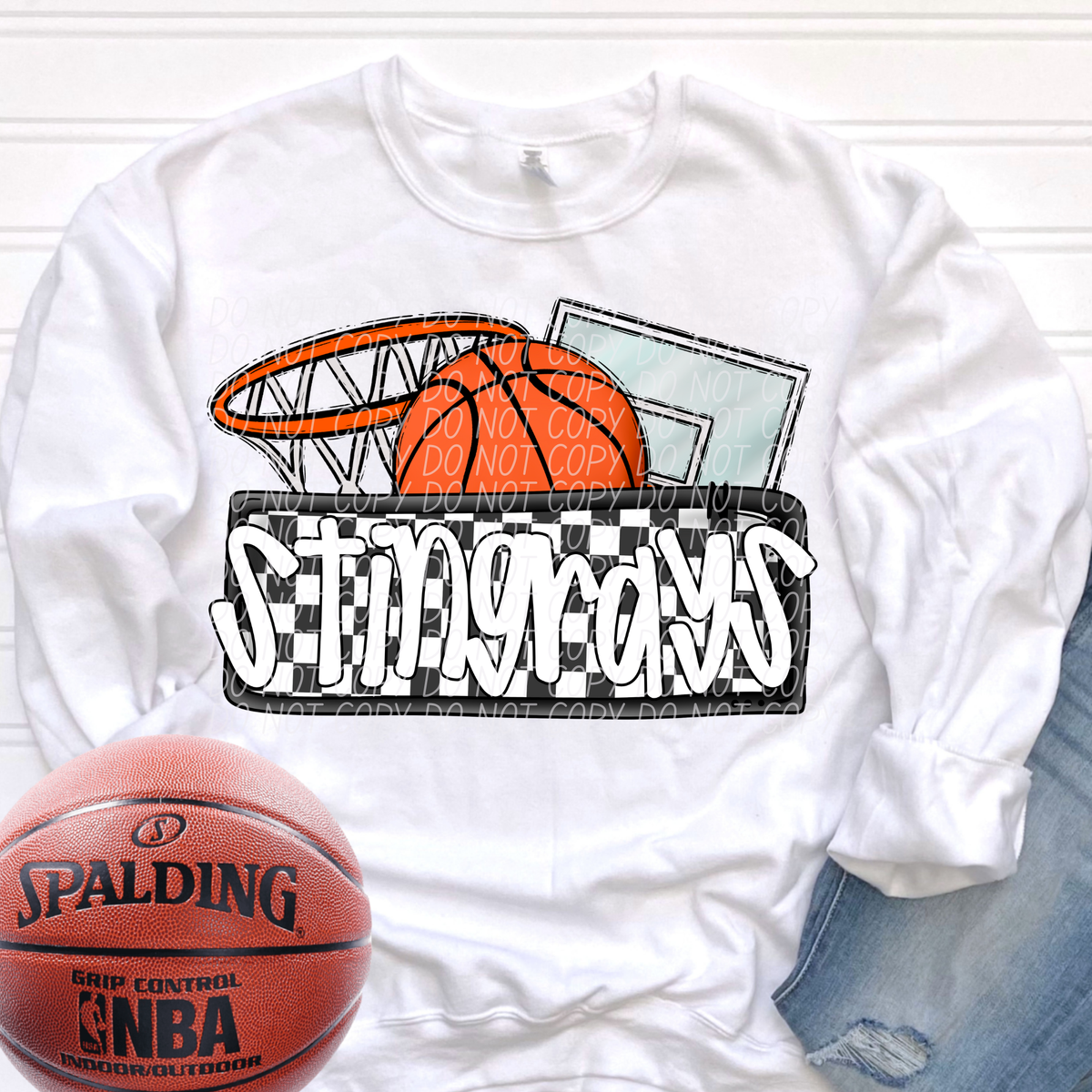 Basketball Stingrays (City) DTF transfer