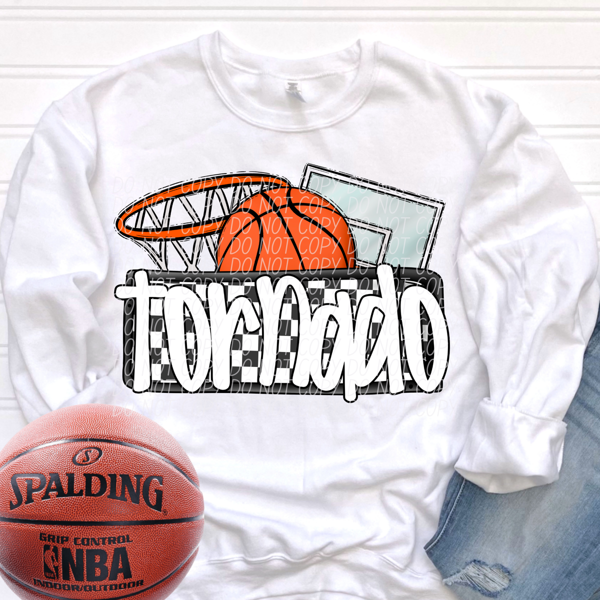 Basketball Tornado (City) DTF transfer