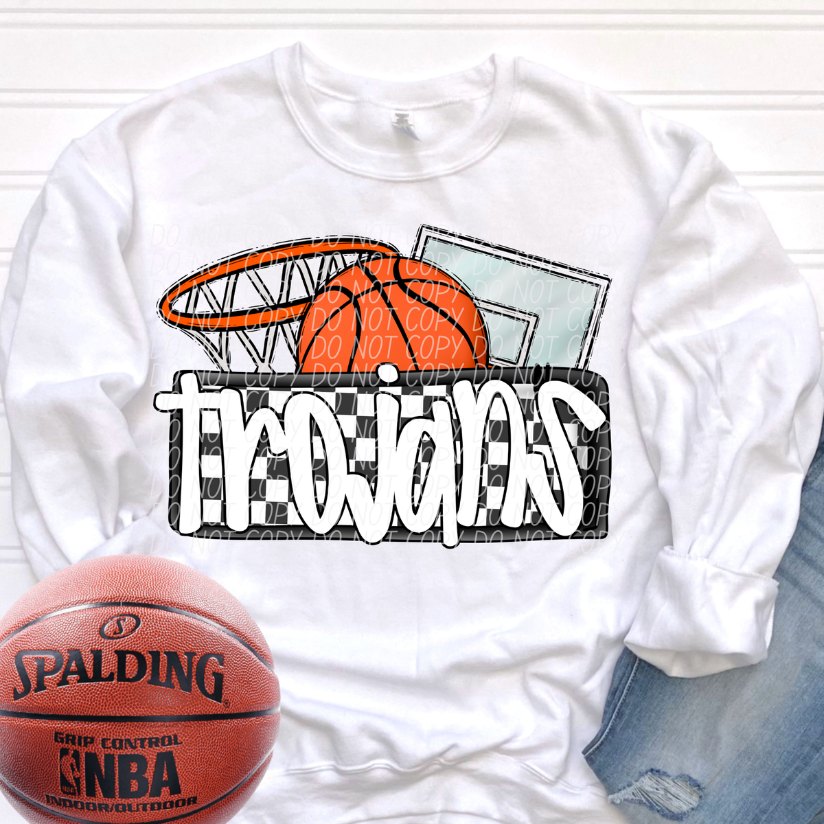 Basketball Trojans (City) DTF transfer