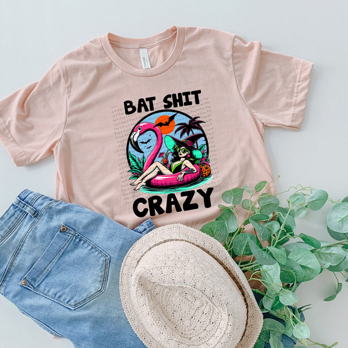 Bat Shit Crazy BLACK Font 42717 DTF transfer