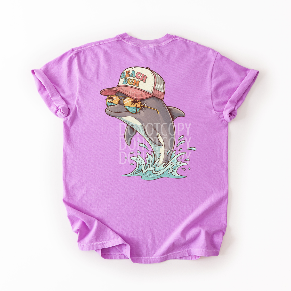 Beach bum dolphin (CSG) DTF Transfer
