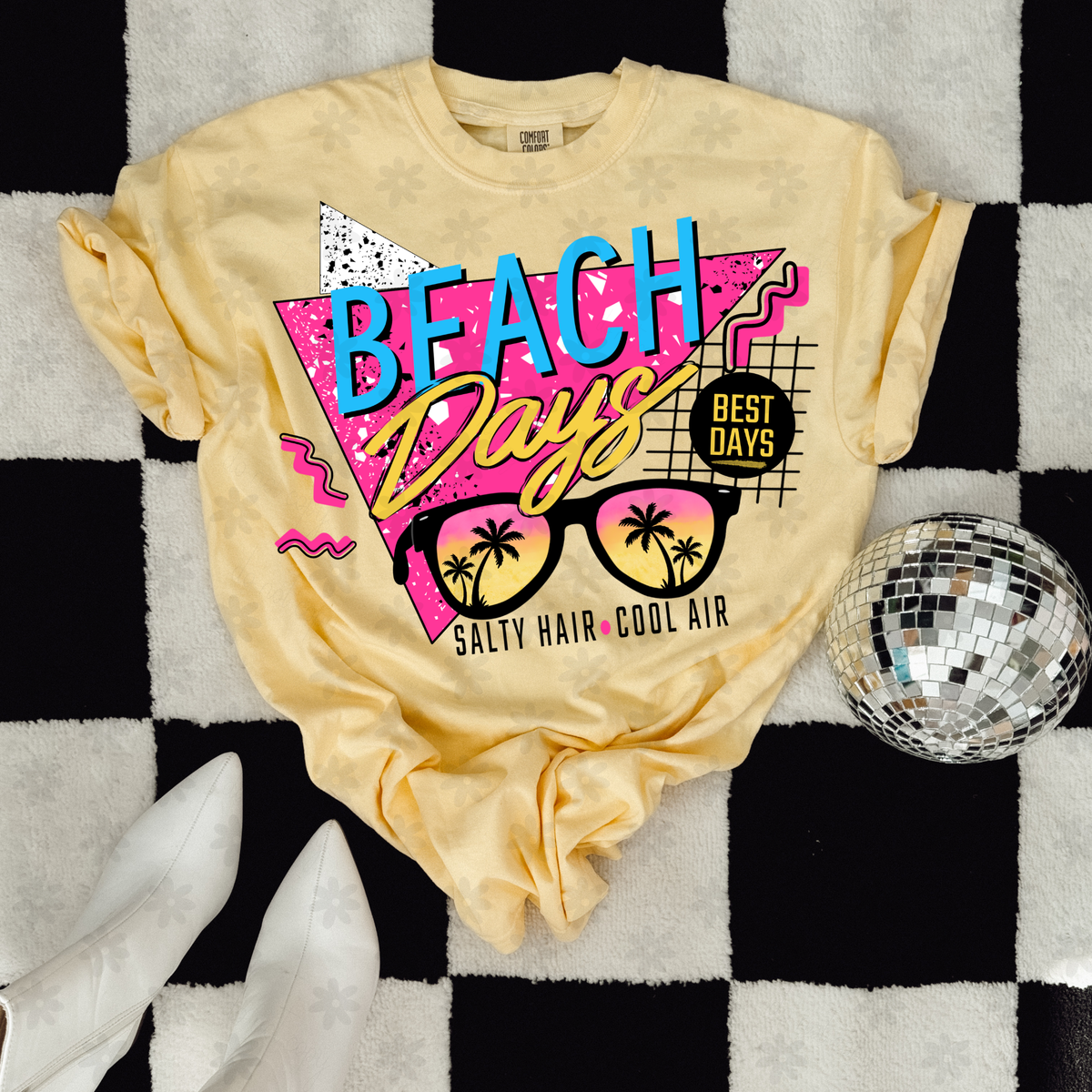 Retro beach days (Dyed) DTF Transfer