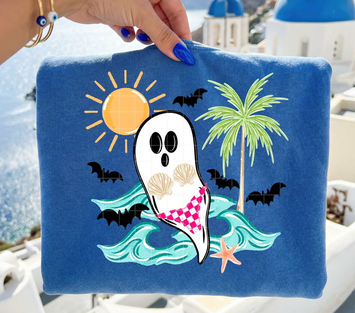 Beach ghost (Linda) DTF Transfer