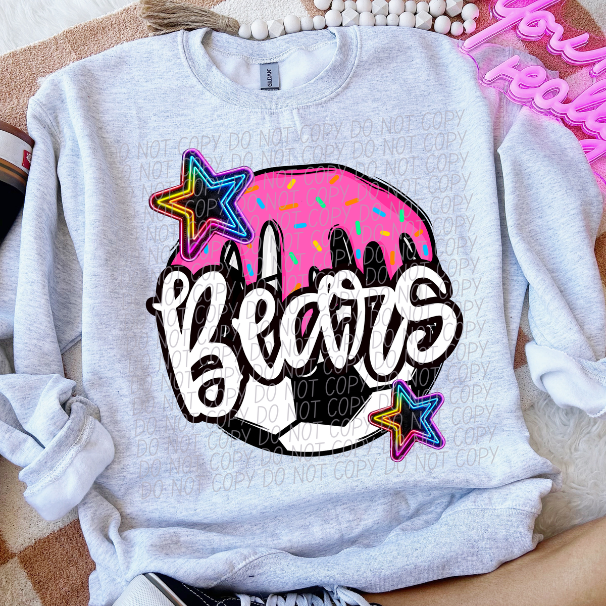 Dripping SOCCER Bears (CITY) DTF transfer