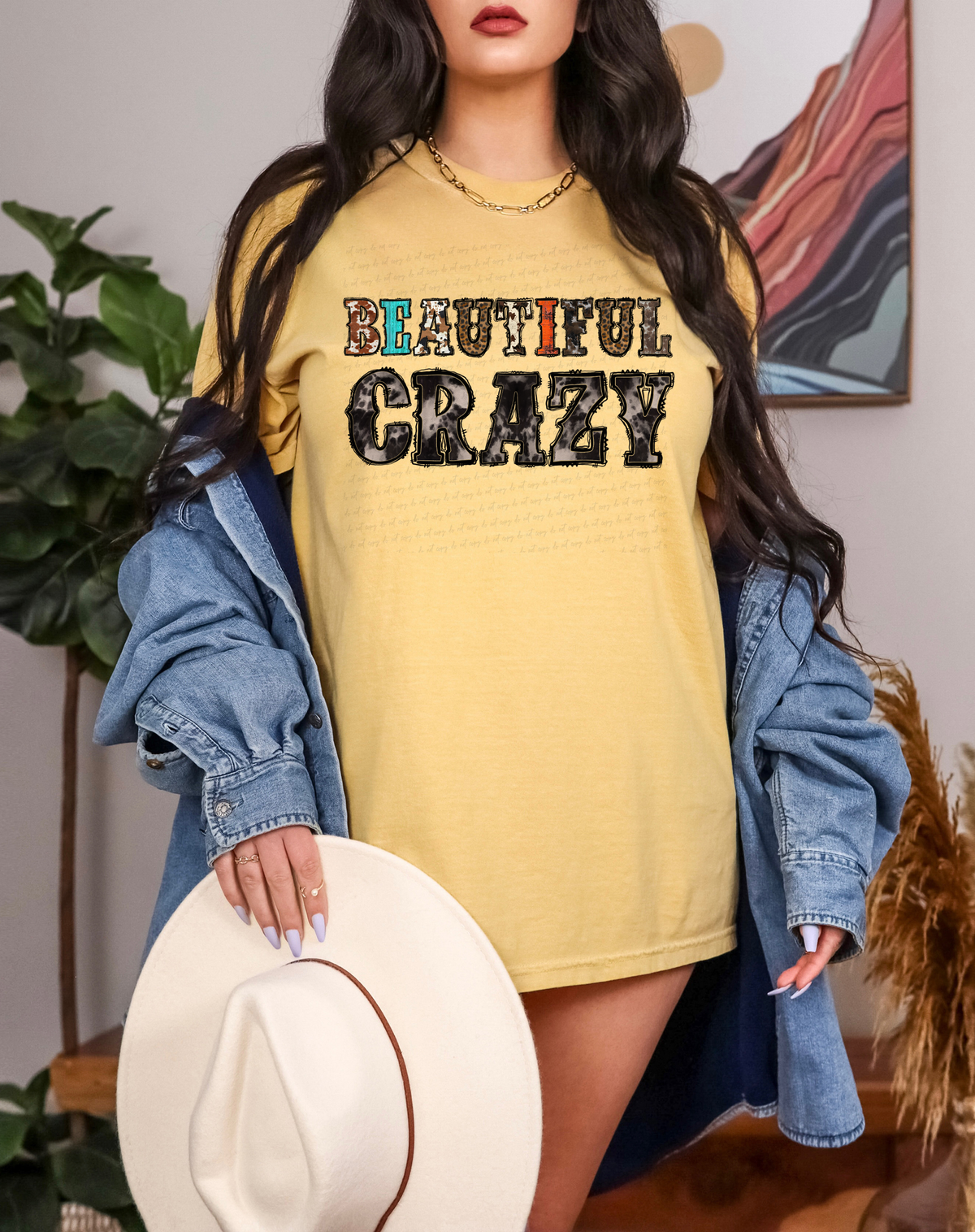 Beautiful Crazy Multi Font 116216 DTF Transfer