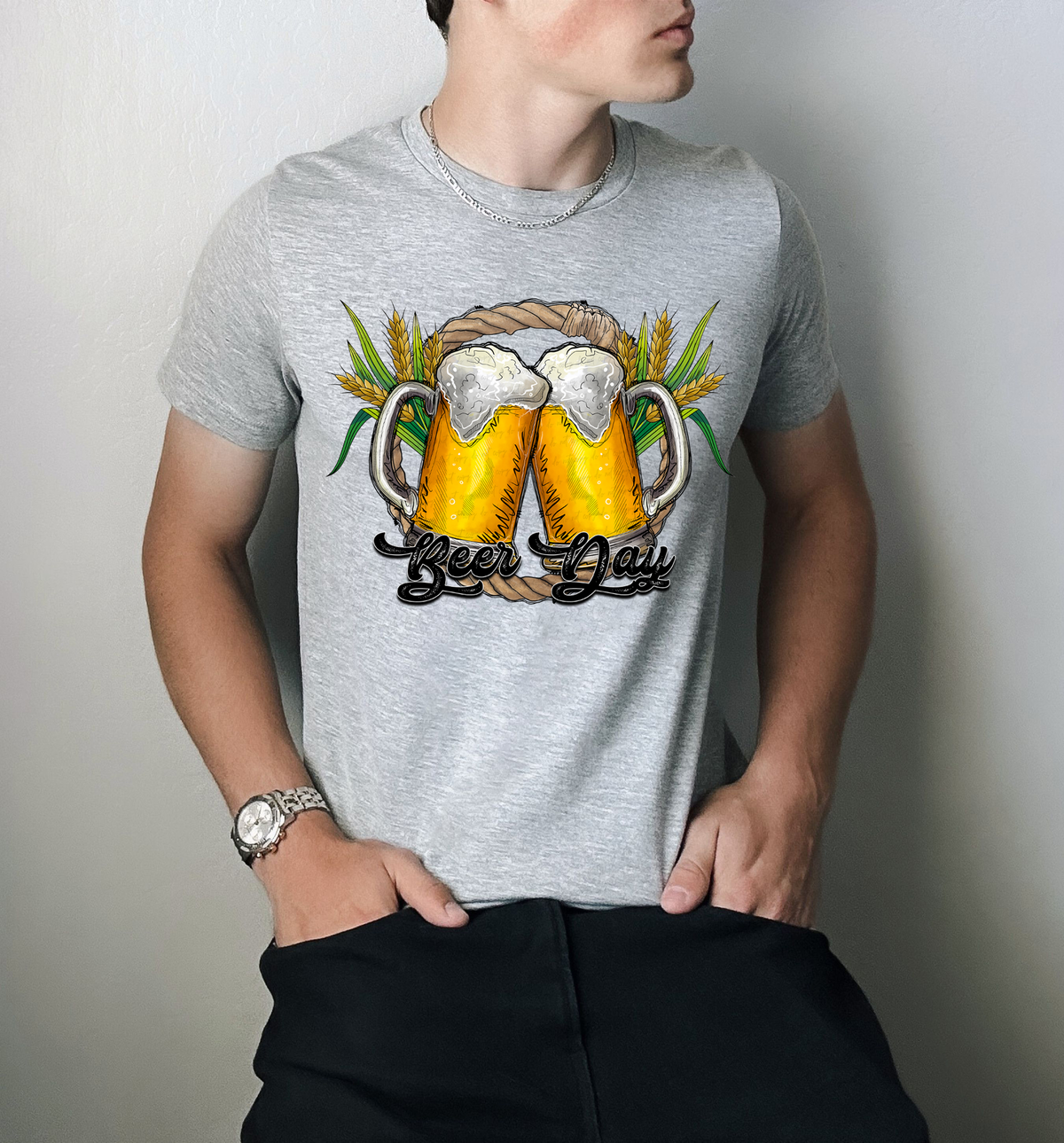 Beer Day Mugs 116535 DTF Transfer