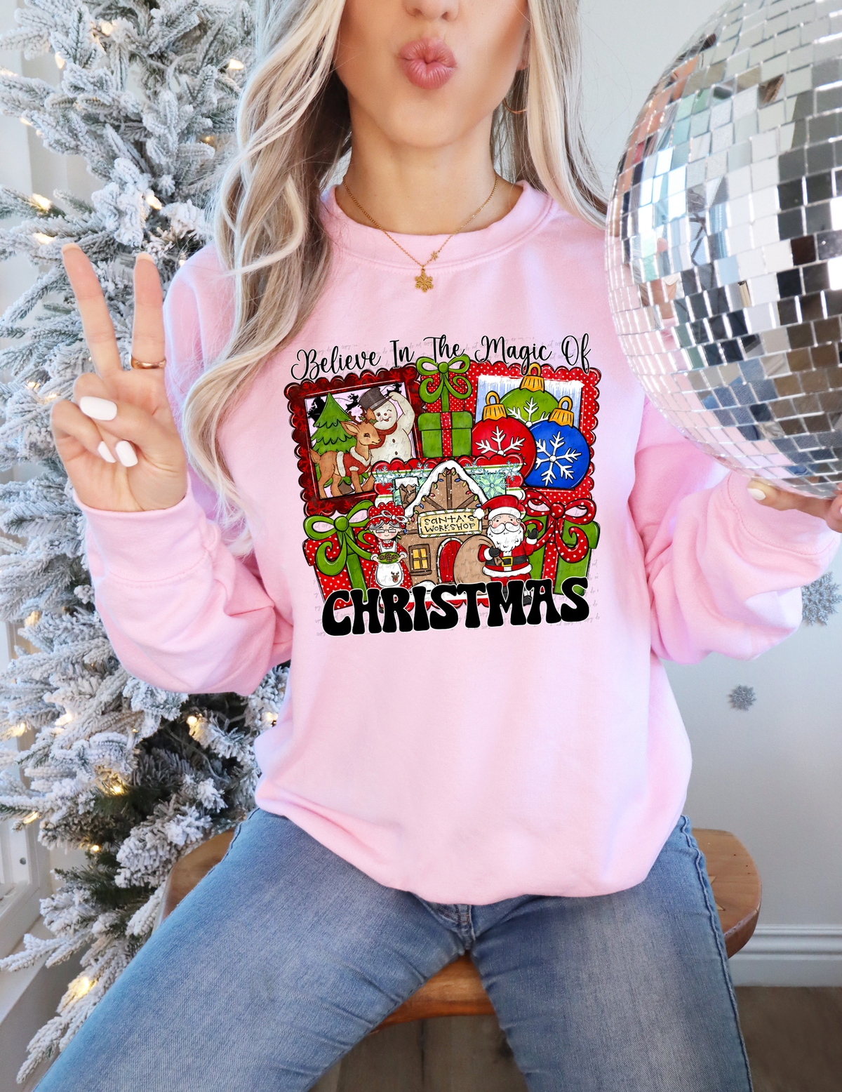 Believe In The Magic Of Christmas 59922 DTF Transfer