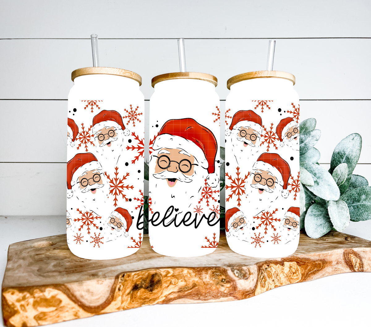 Believe Santa 1 (Linda) UV DTF WRAP
