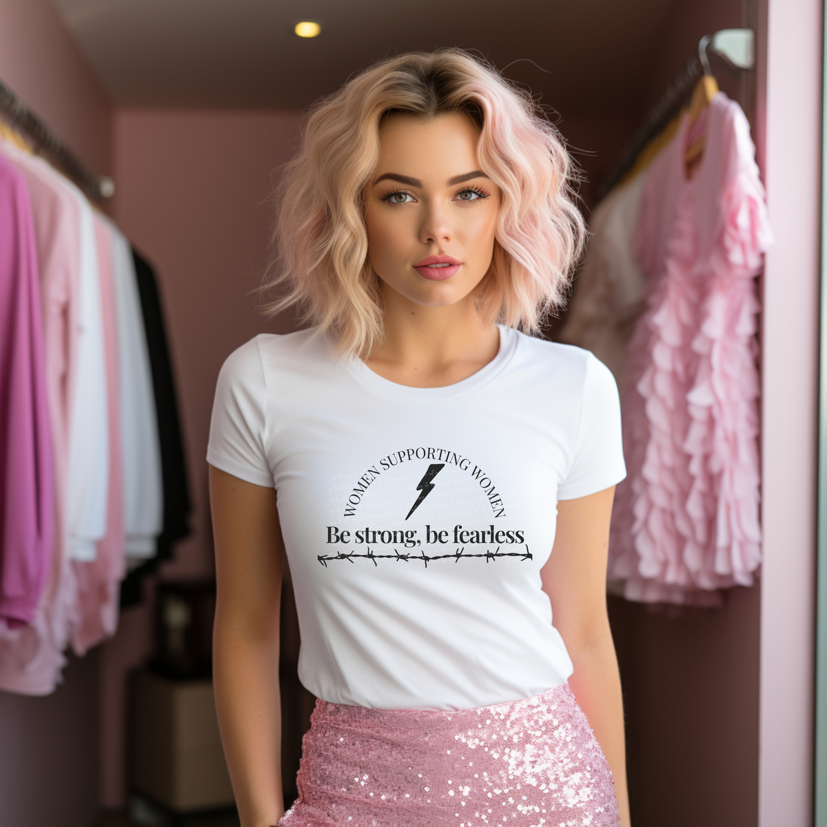 Women Supporting Women Be Strong Be Fearless 69430 DTF transfer