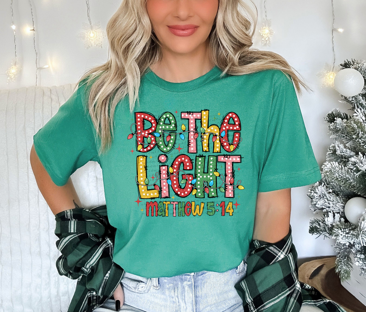 Be The Light Matthew 5:14 69787 DTF transfer