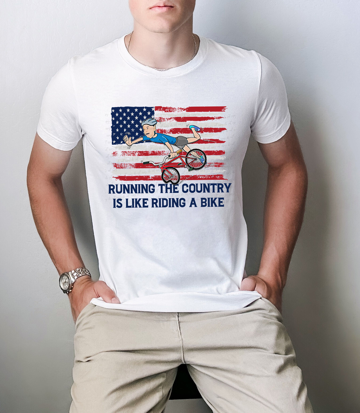 Running The Country Is Like Riding A Bike 117117 DTF Transfer