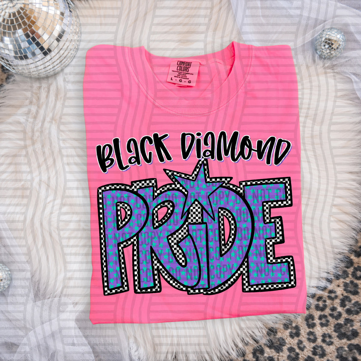 Black Diamond pride (Caplinger) DTF transfer