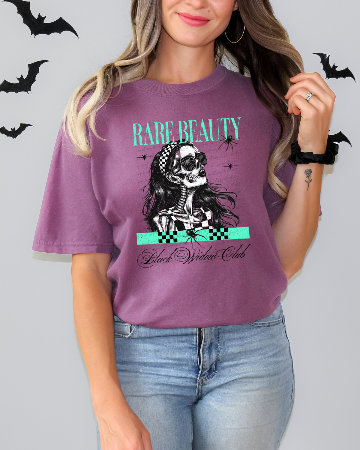 Rare Beauty Black Widow Club 59219 DTF transfer