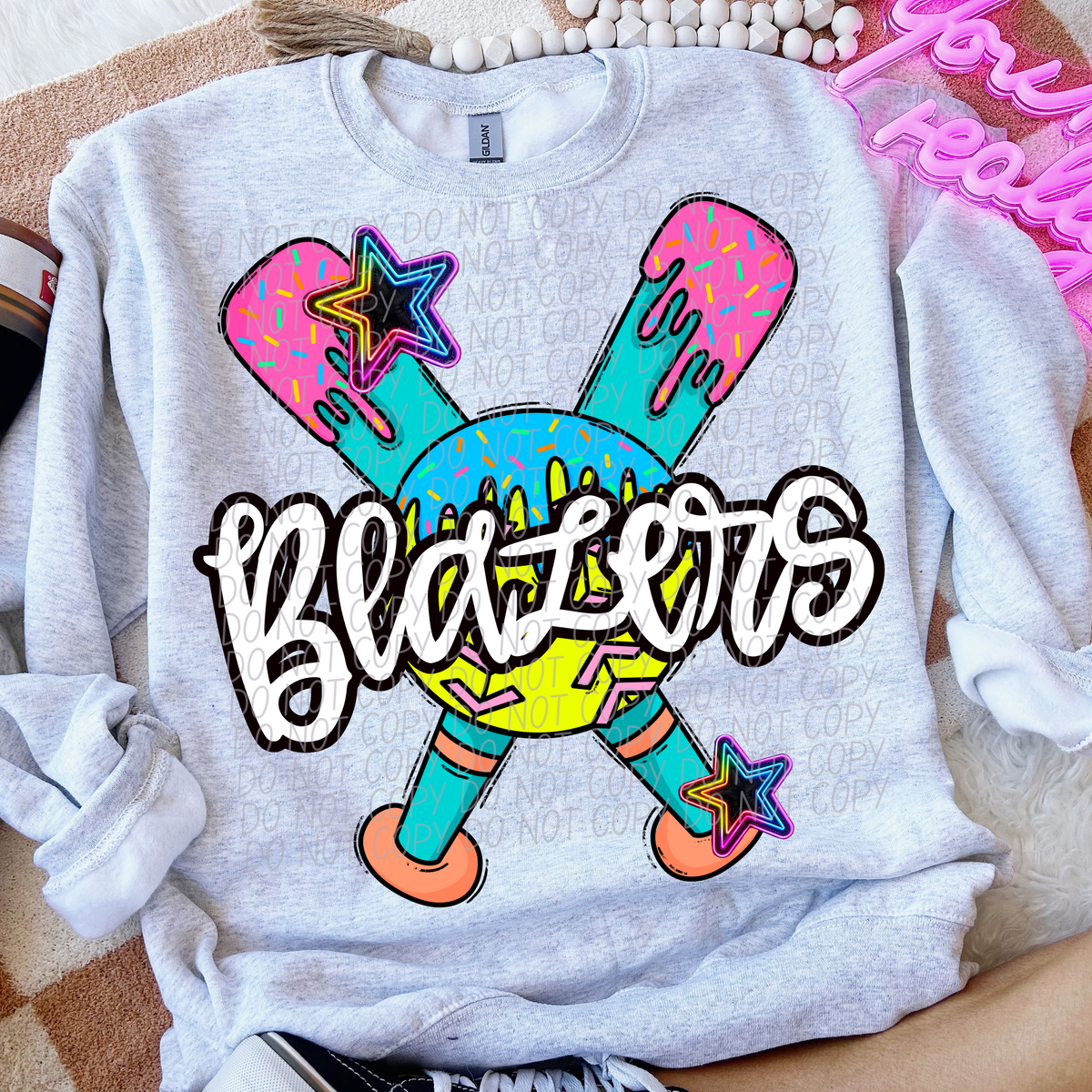 Dripping softball Blazers (CITY) DTF transfer