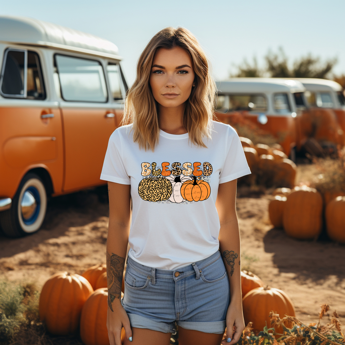 Blessed Pumpkins 42318 DTF transfer