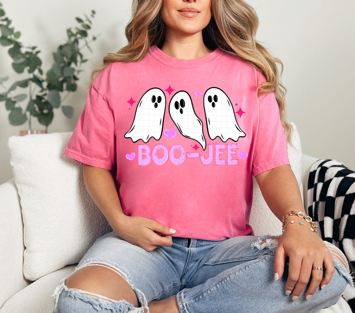 Boo-jee purple ghost trio (Linda) DTF Transfer