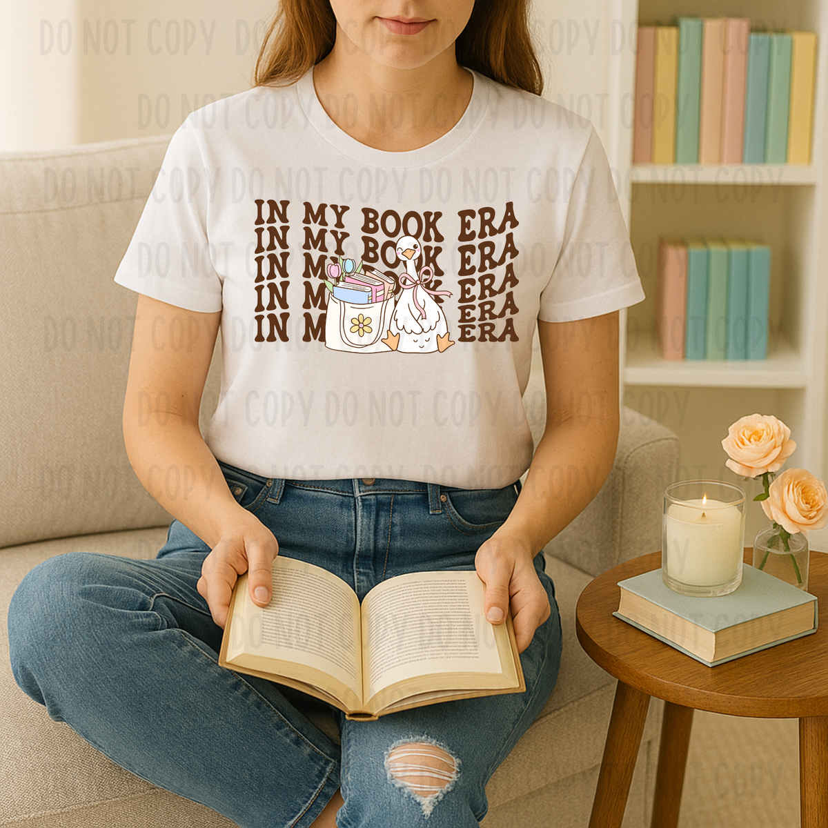 In my book era Goose (Canvista) DTF transfer