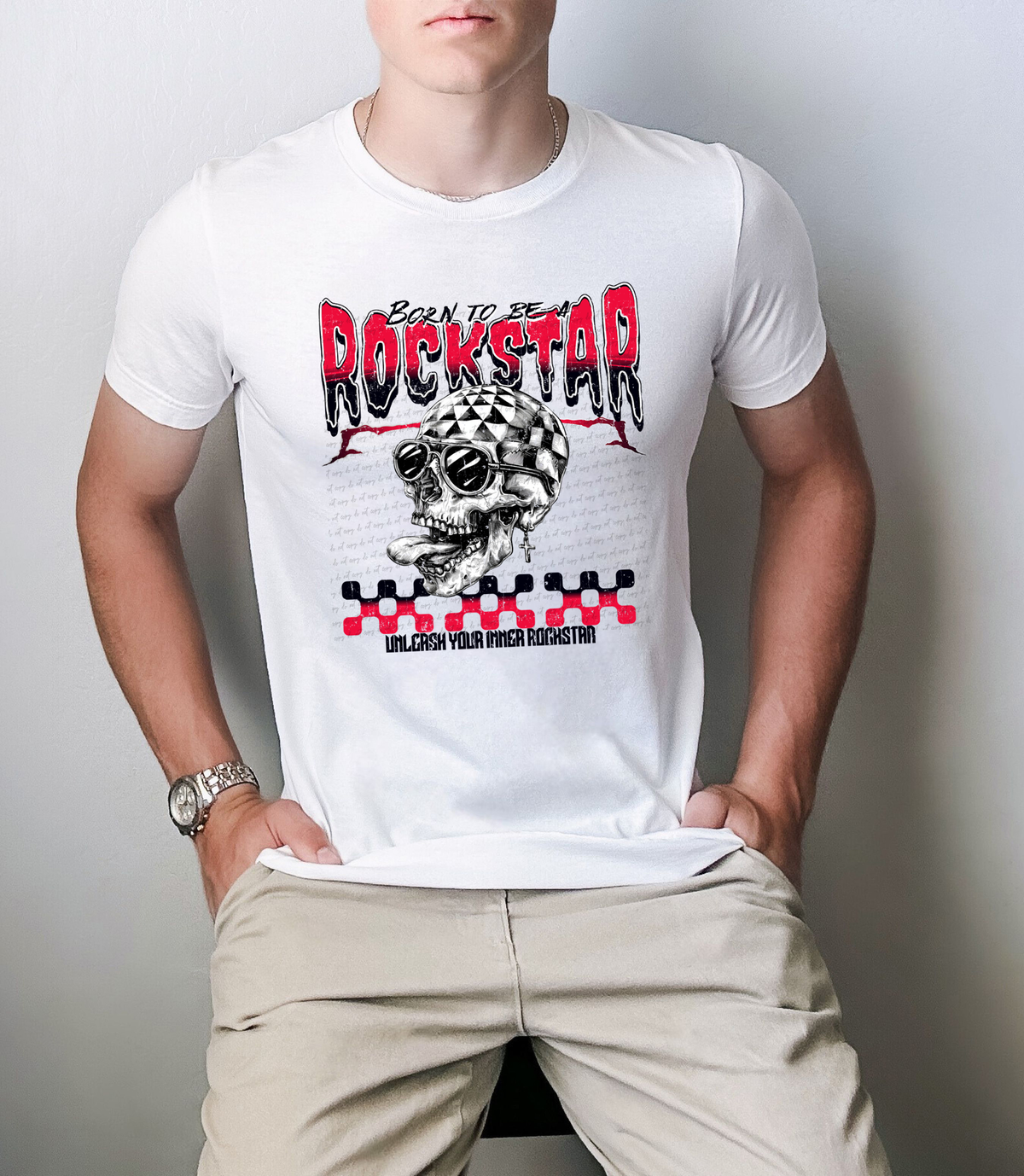 Born To Be A Rockstar Unleash Your Inner Rockstar 59225 DTF transfer