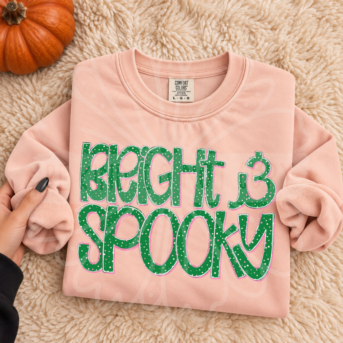 Bright & spooky green DTF Transfer