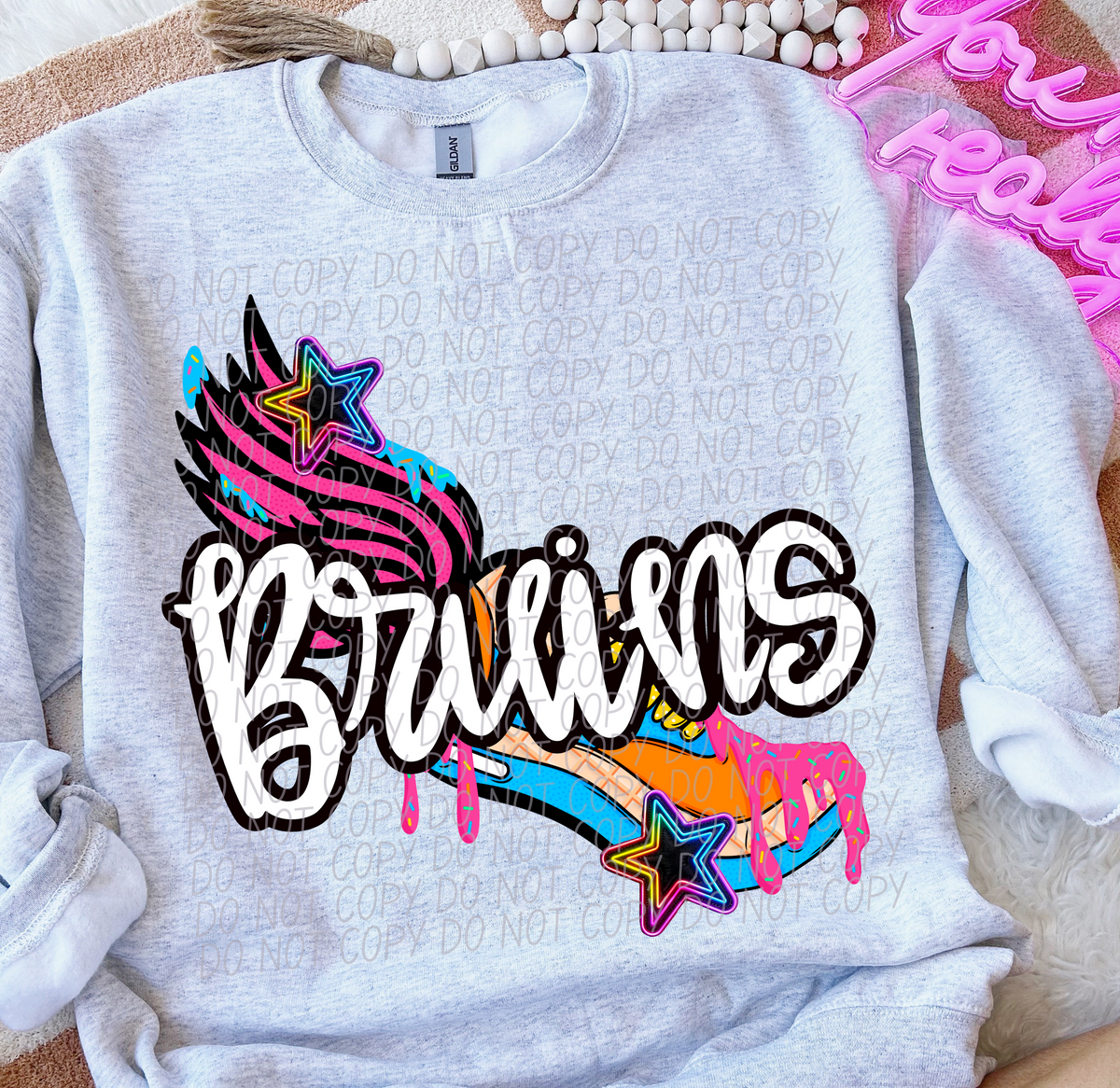 Bruins Drip Track (City) 103063 DTF transfer