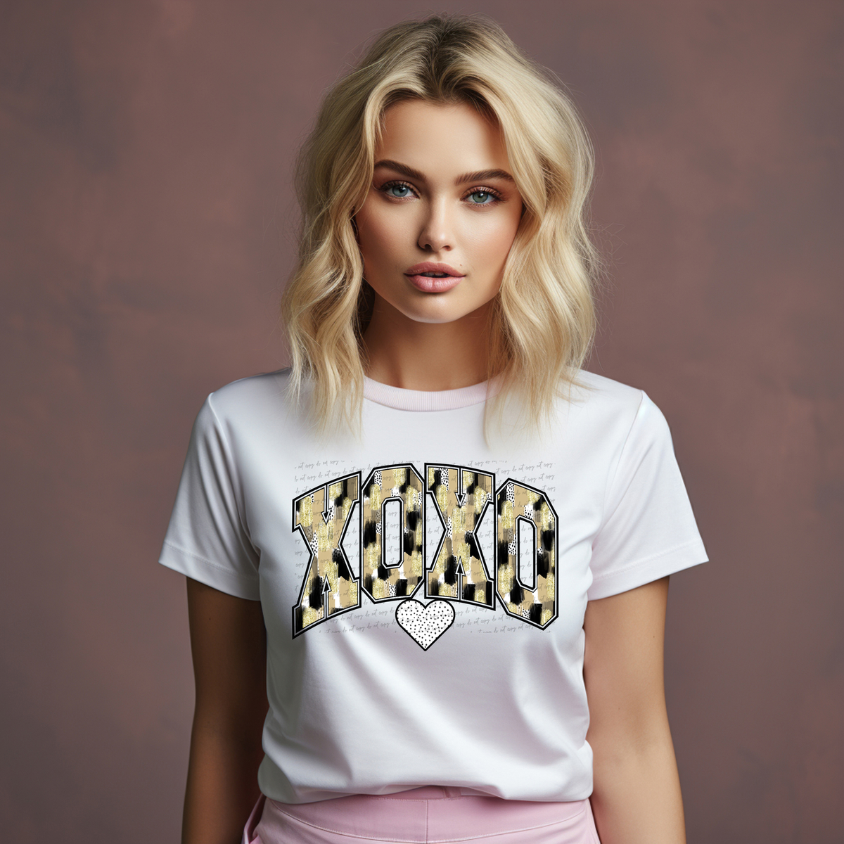 Brushstroke Xoxo 74929 DTF Transfer